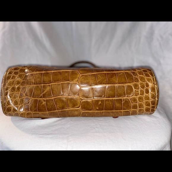 Ralph Lauren Vintage Ricky Bag Genuine Crocodile - Picture 3 of 6